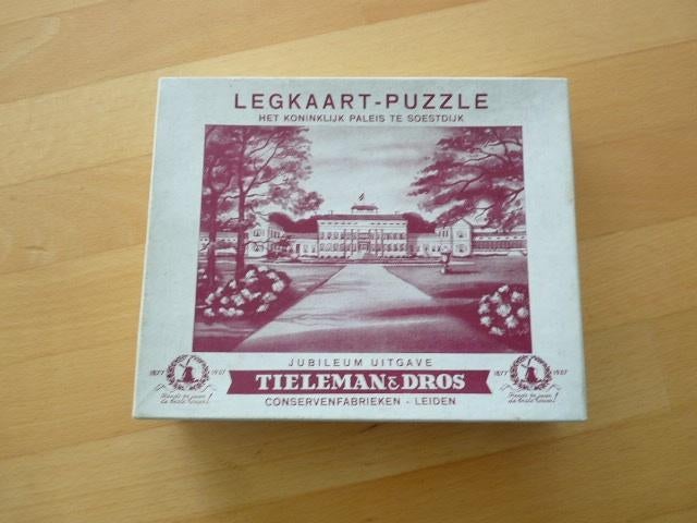 Legkaart-puzzle, Soestdijk, Tieleman & Dros, 1877 - 1937, Ophalen of Verzenden, Gebruikt, Overige typen