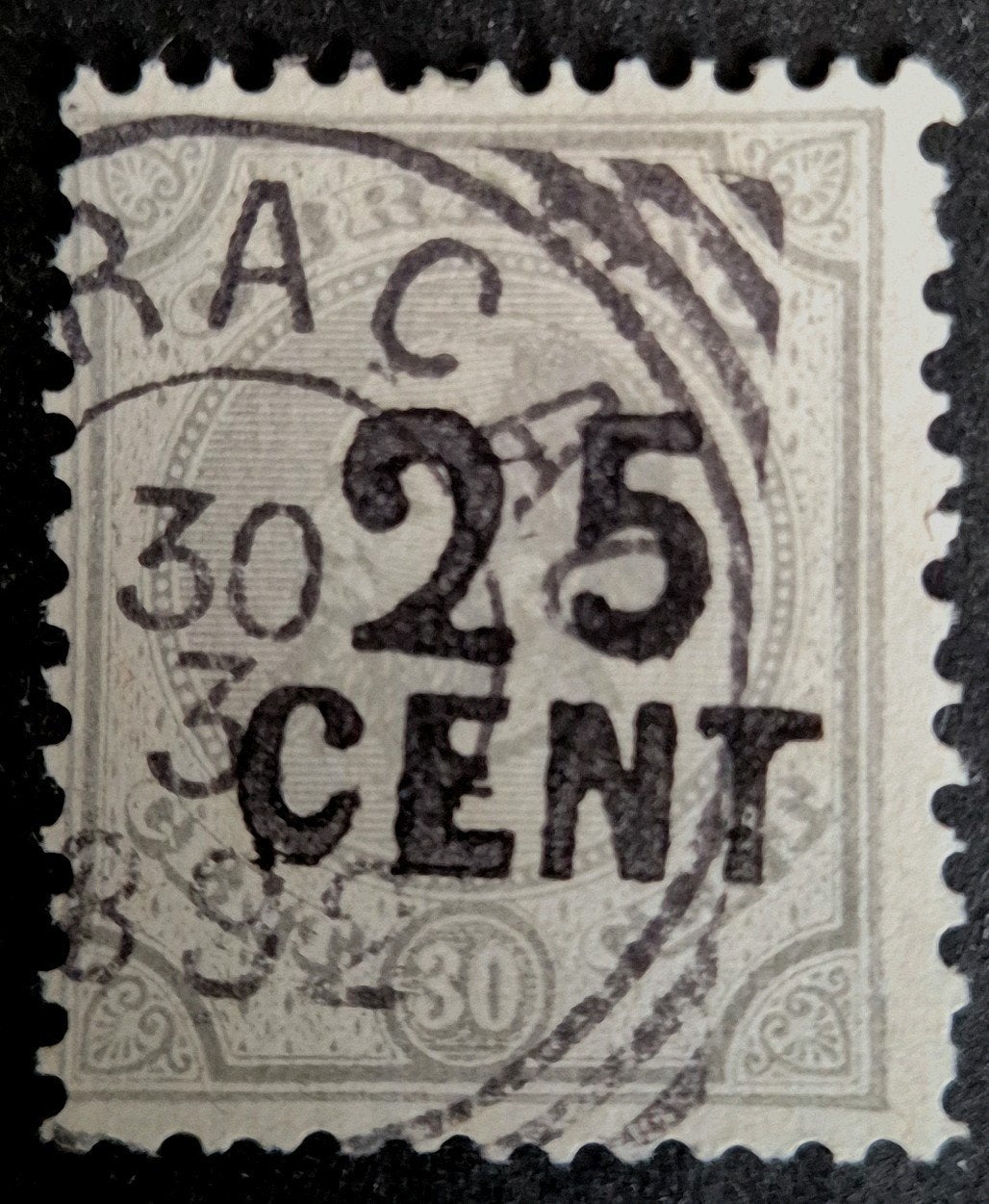 NVPH 18 Hulpzegel. Curaçao., Ophalen of Verzenden, Gestempeld