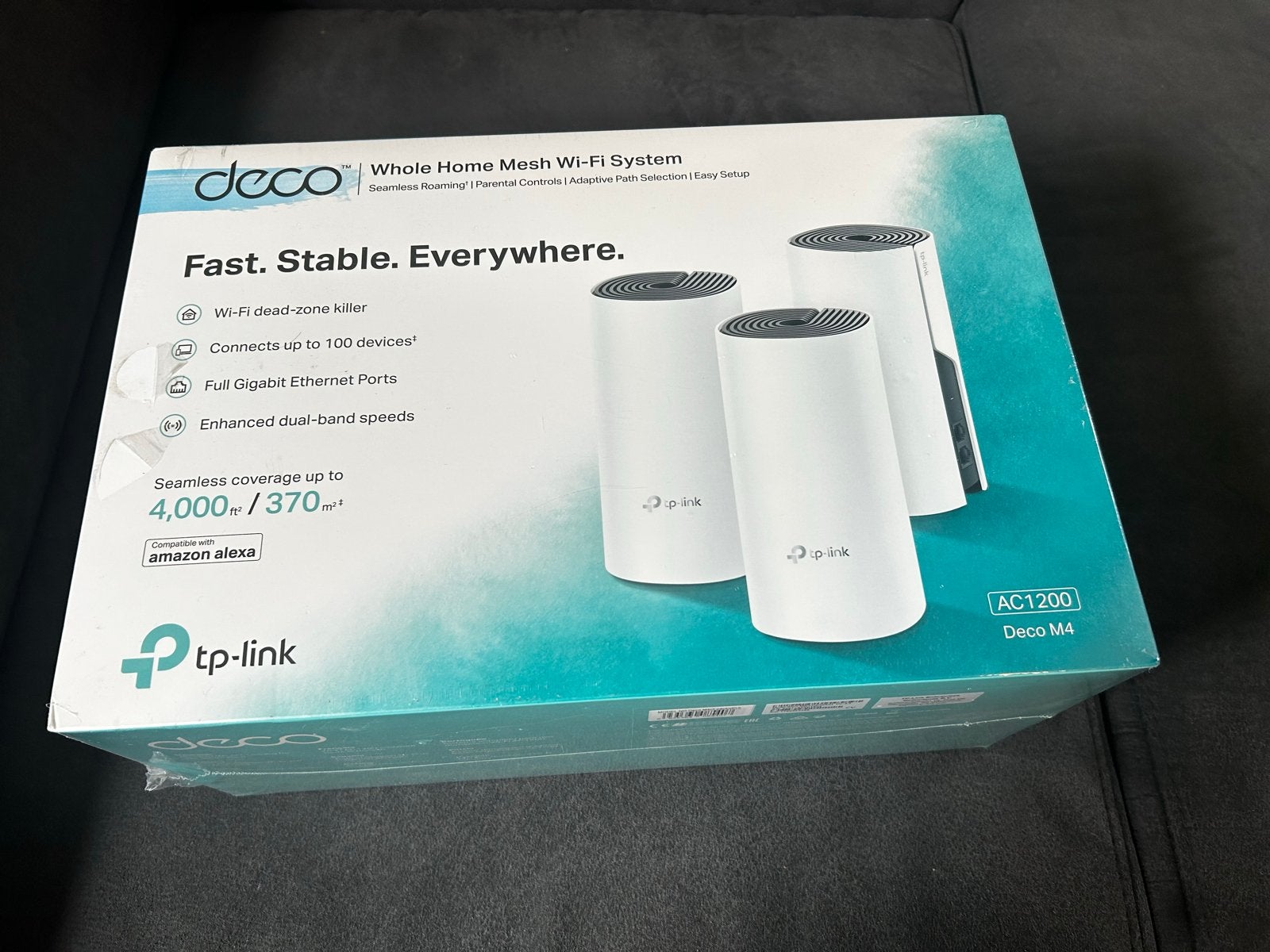 TP-Link Deco M4 AC1200 Whole Home Mesh Wi-Fi Systeem, Computers en Software, WiFi-versterkers, Ophalen of Verzenden, Nieuw