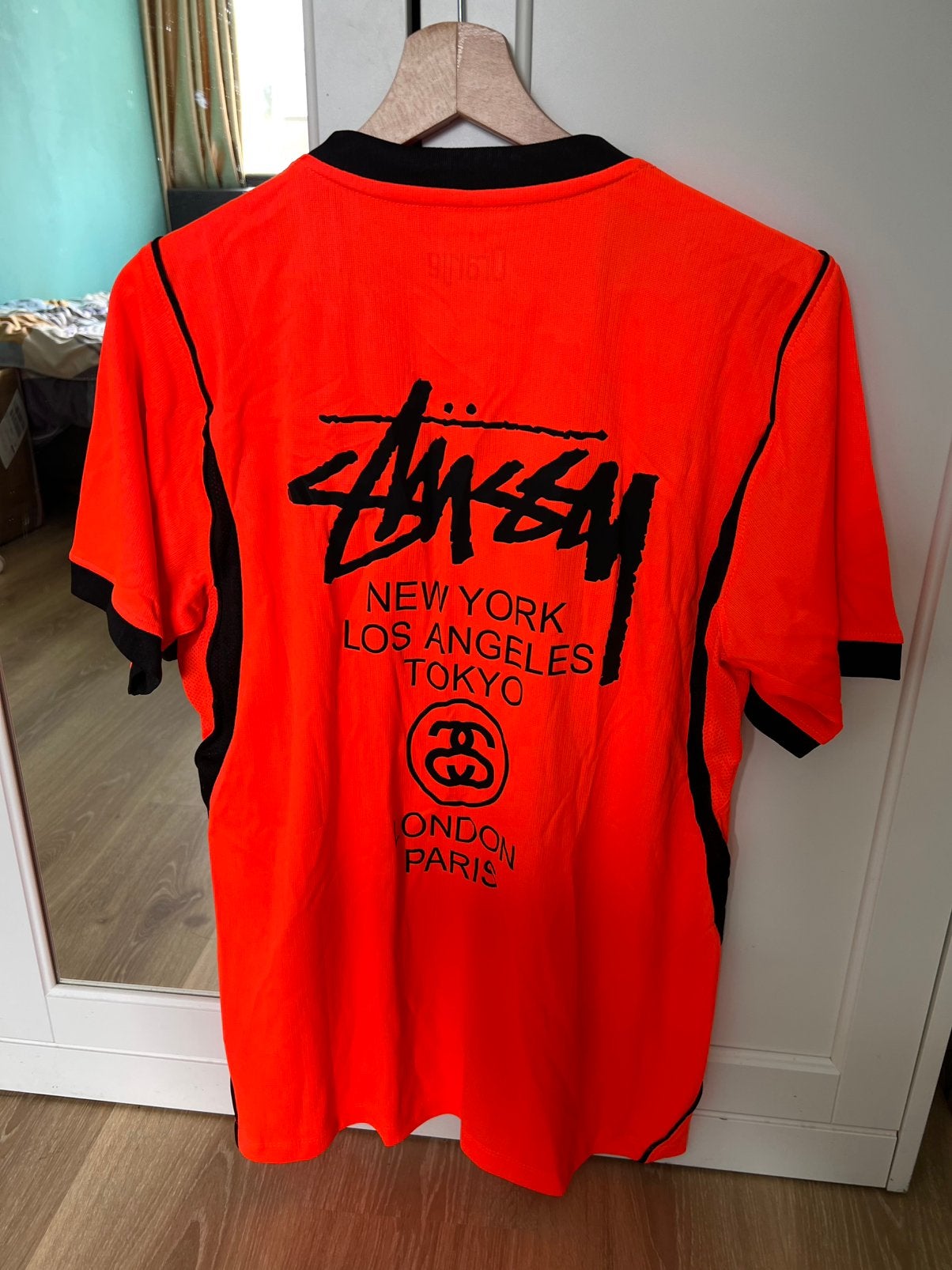 Nederlands elftal thuisshirt WK 2026 Stüssy  Maat M, Maat 48/50 (M), Nieuw, Oranje, Ophalen of Verzenden