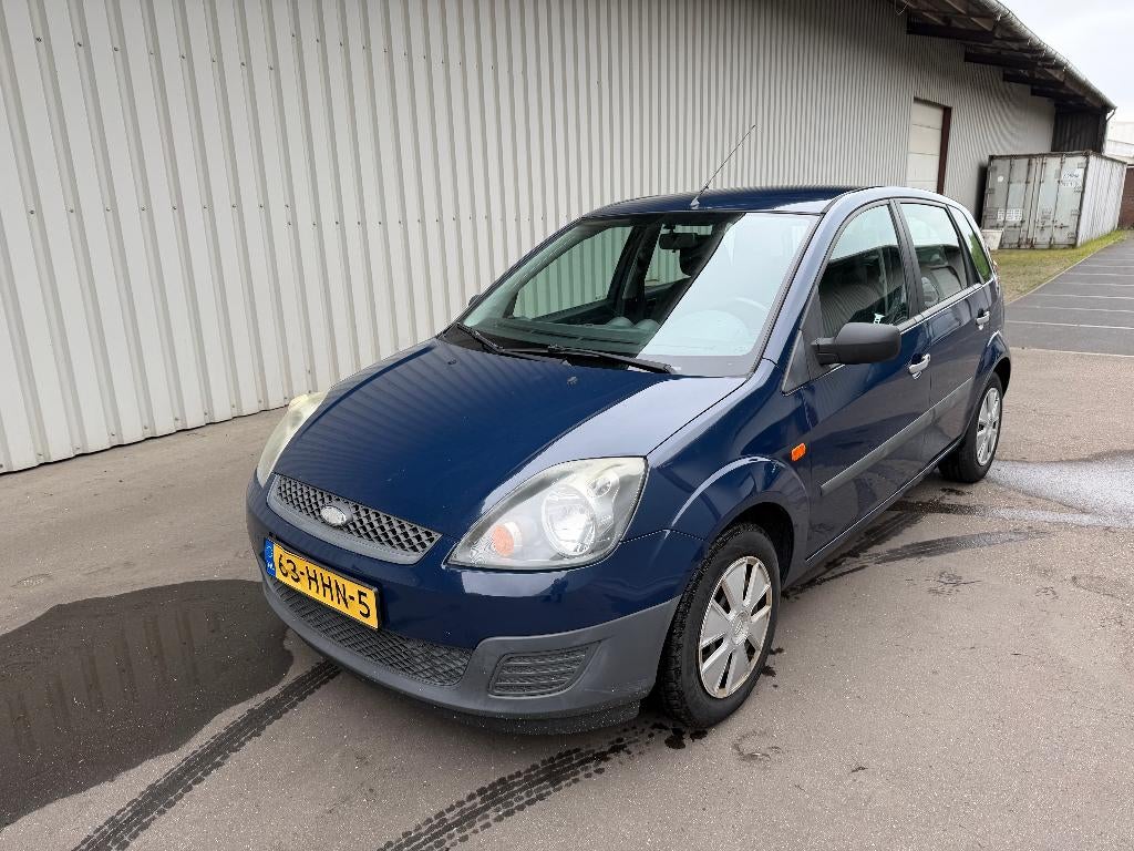 Ford Fiësta 1.3 8V 5DR 2008 Blauw, APK tm 03-2027, Auto's, 1299 cc, Stof, 40 €/maand, 4 cilinders