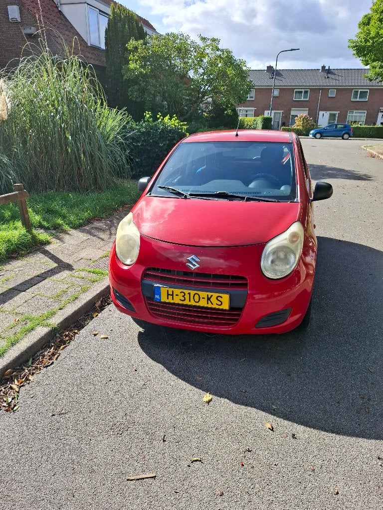 Suzuki Alto 1.0 2010 Rood, Auto's, Voorwielaandrijving, Euro 5, Stof, 200 kg