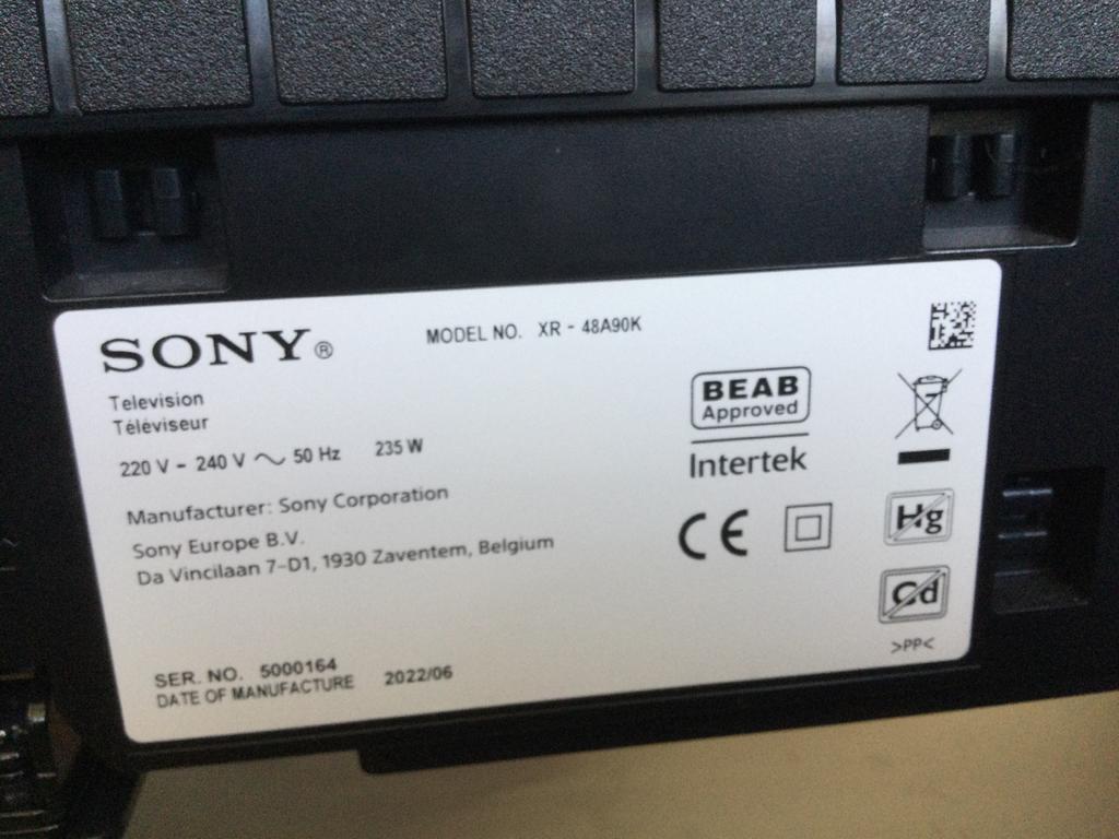 Superdeluxe Sony OLED tv XR 48 A 90 K, Ophalen, OLED, Zo goed als nieuw, 100 Hz