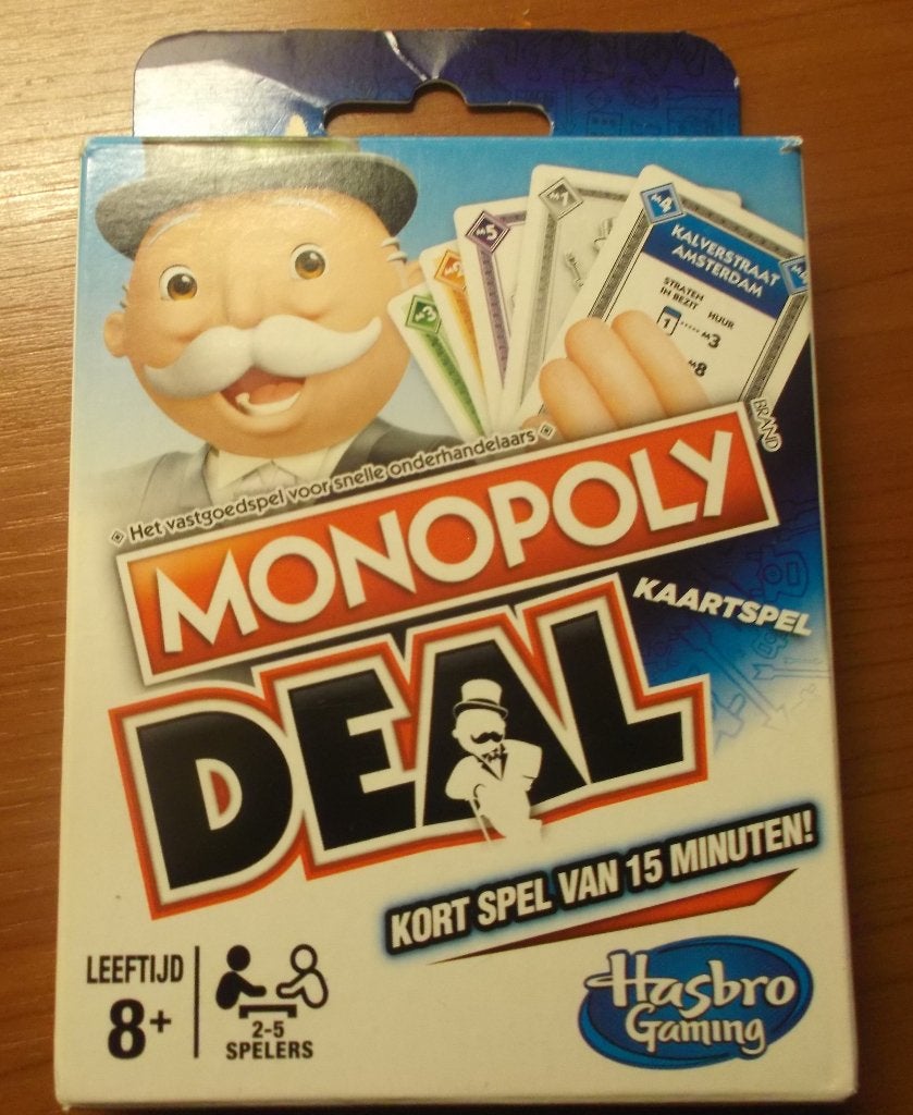 Kaartspel Monopoly Deal / Hasbro Gaming, Hobby en Vrije tijd, Gezelschapsspellen | Kaartspellen, Vijf spelers of meer, Ophalen