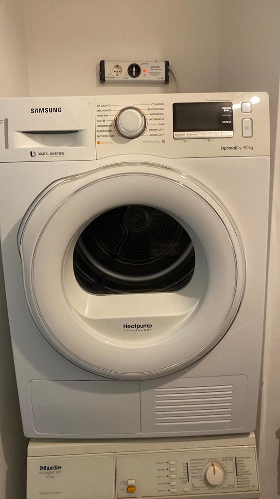 Samsung warmtepomp droger OptimalDry 8 kg digital inverter, Ophalen, Overige typen, 8 tot 10 kg, Zo goed als nieuw
