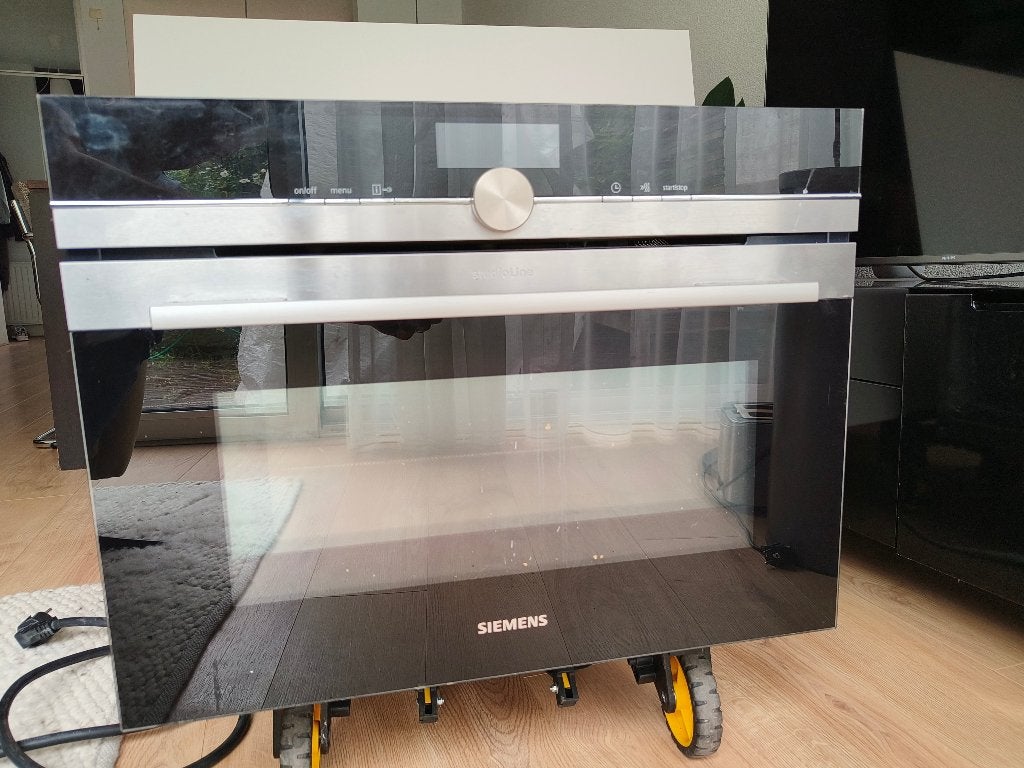 Siemens oven-magnetron combinatie, Ophalen, 45 tot 50 cm, Gebruikt, Siemens