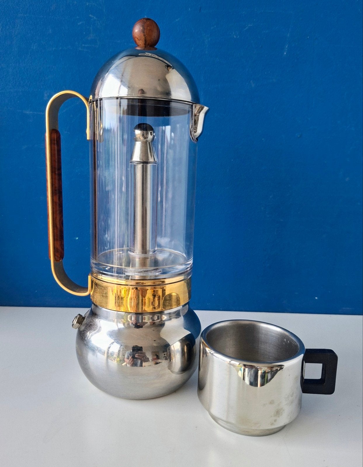 Vintage Glasnost Espressomaker/Italia jaren 90, Overige typen, Ophalen of Verzenden, Gebruikt
