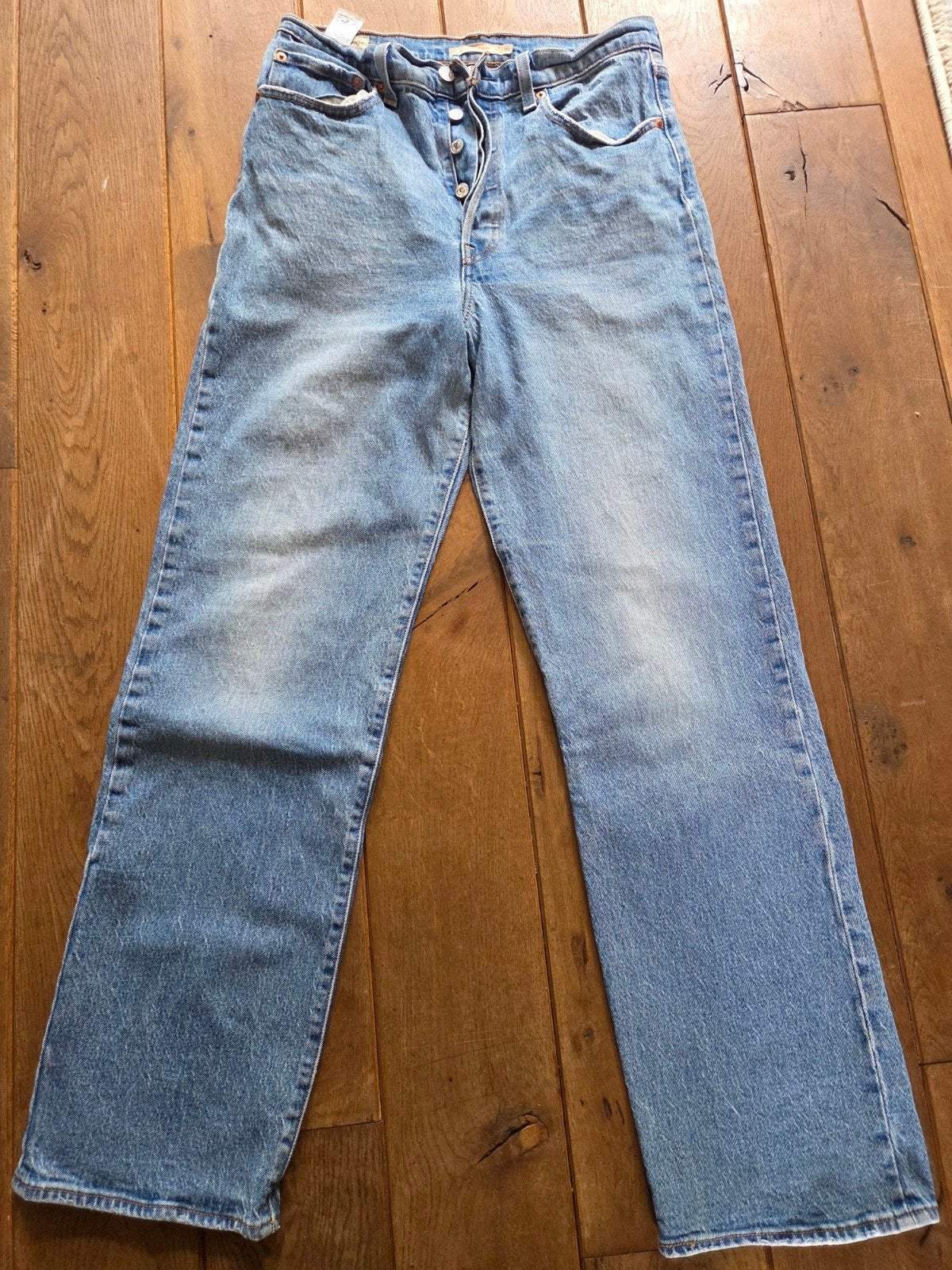 Levi jeans ribcage maat 30, Ophalen of Verzenden, Zo goed als nieuw, Blauw, W30 - W32 (confectie 38/40)