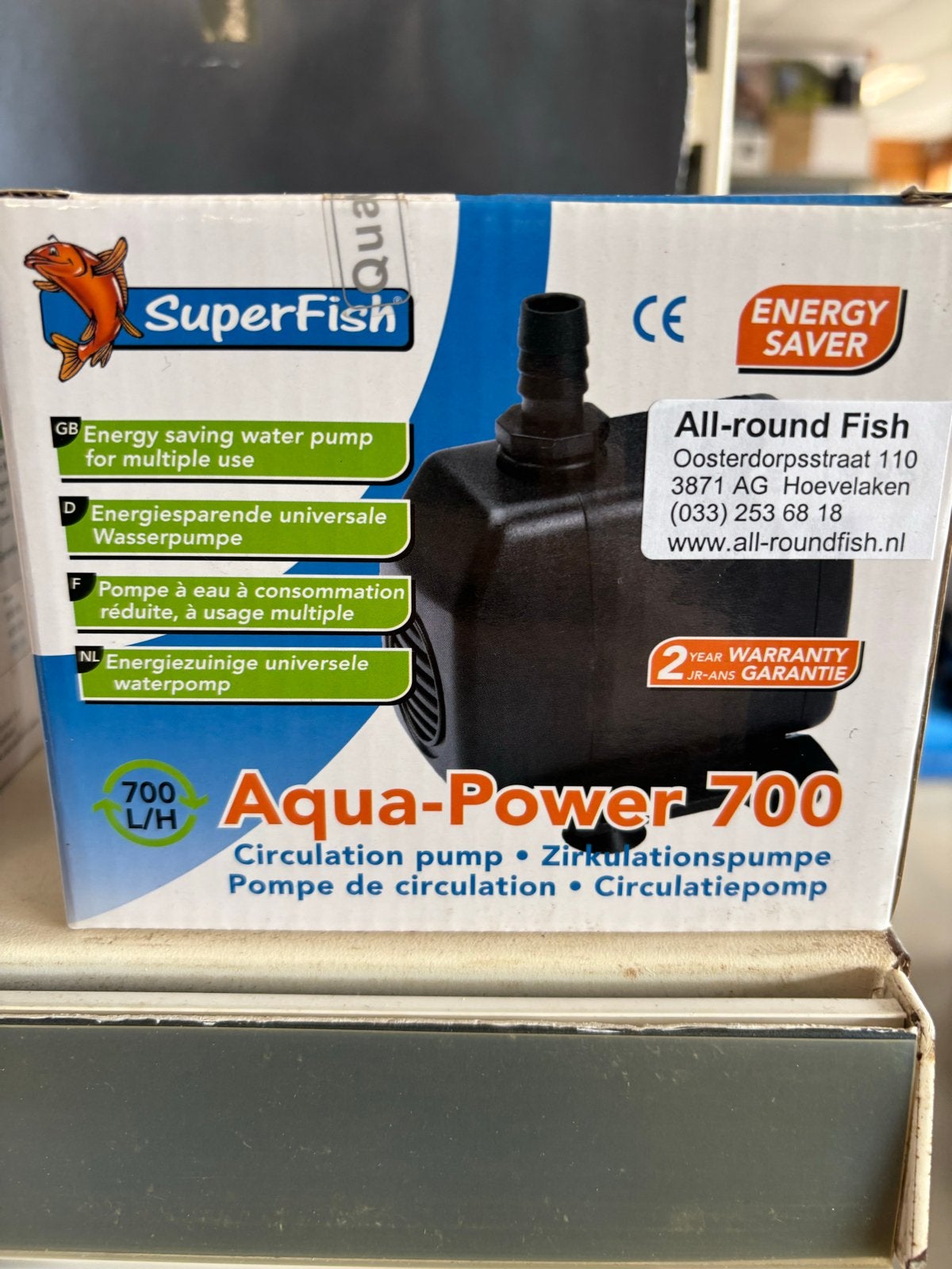 Nieuw  Aqau-power 700 superfish, Dieren en Toebehoren, Ophalen of Verzenden, Nieuw, Overige typen