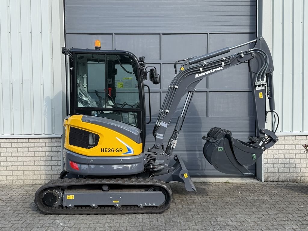 Eurotrac HE26 | lease €449p/m minigraver, Eurotrac, Info@eurotrac.nl, Stougjesdijk 153
3271KB  Mijnsheerenland, NL, Graafmachine