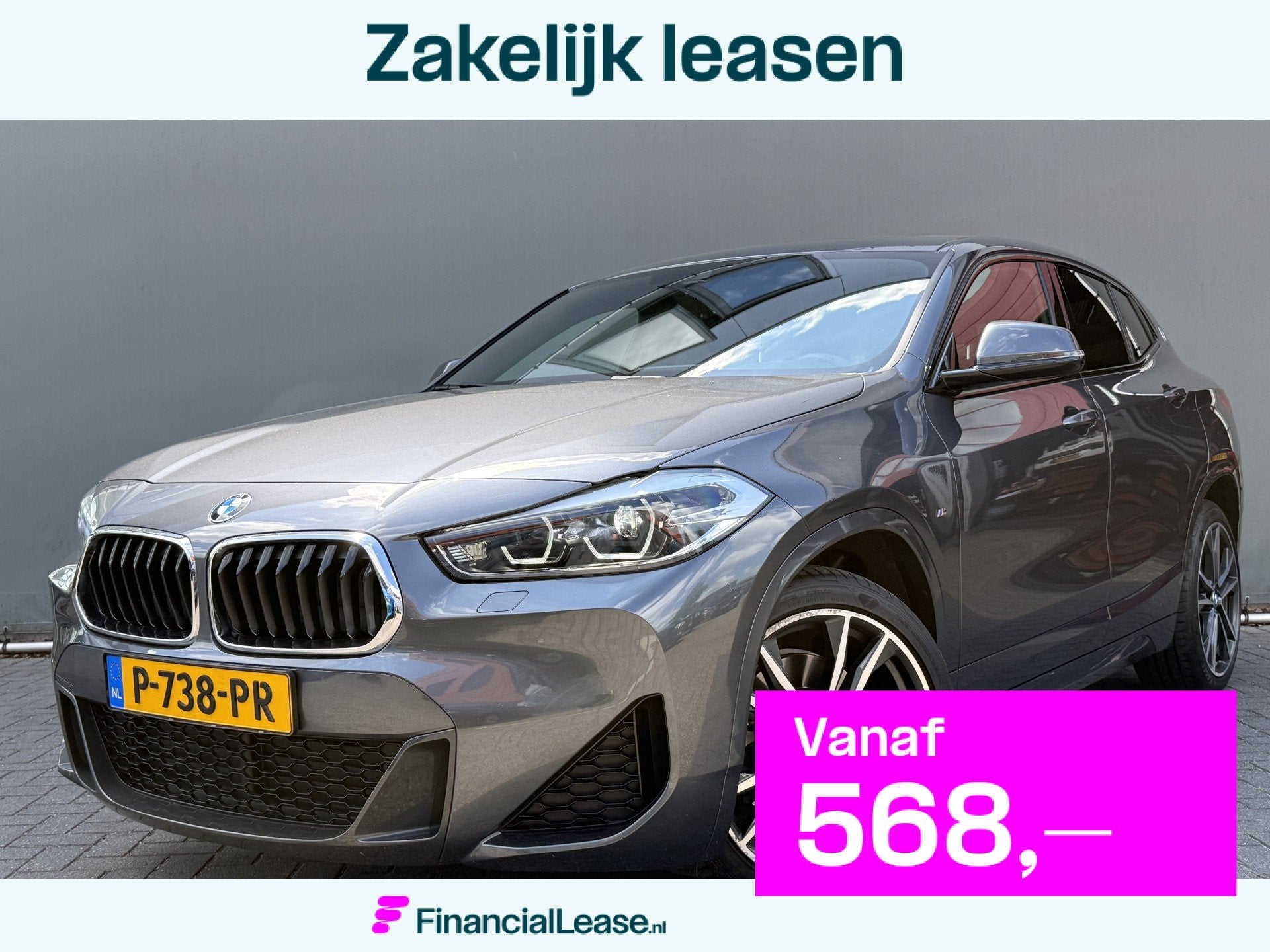 BMW X2 BWJ 2021 xDrive20i 179 PK High Executive M-SPORT | PA, Automaat, 1998 cc, Gebruikt, 4 cilinders