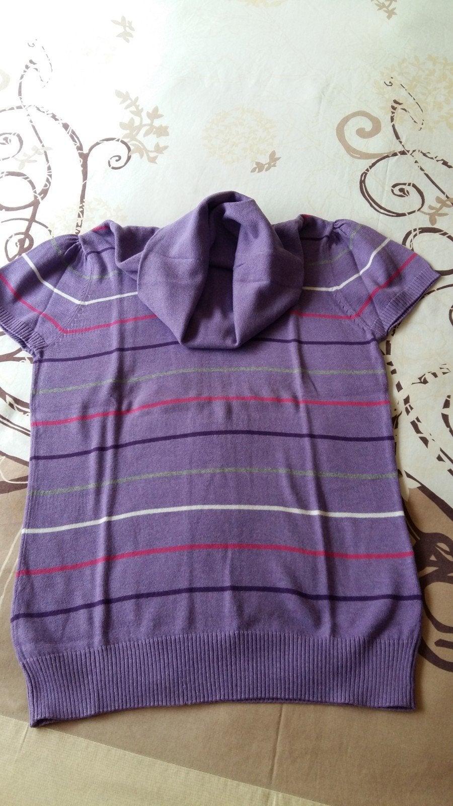 Nieuwe paarse trui met strepen - Maat M, Ophalen of Verzenden, Nieuw, Maat 38/40 (M), Paars