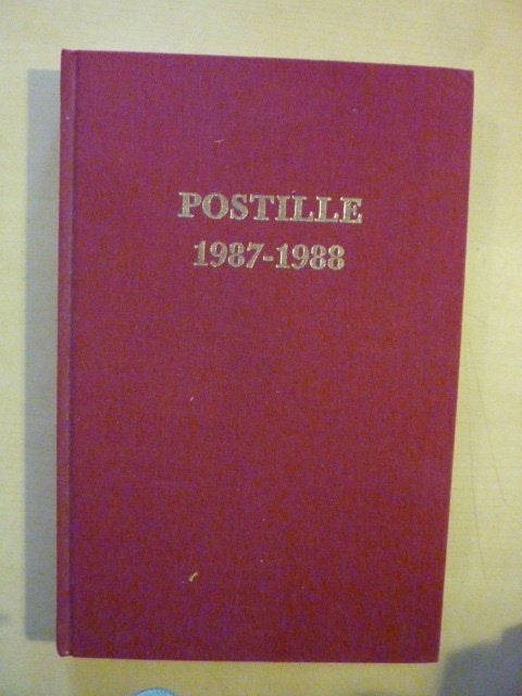 Postille 1987 - 1988, Ophalen of Verzenden, Zo goed als nieuw