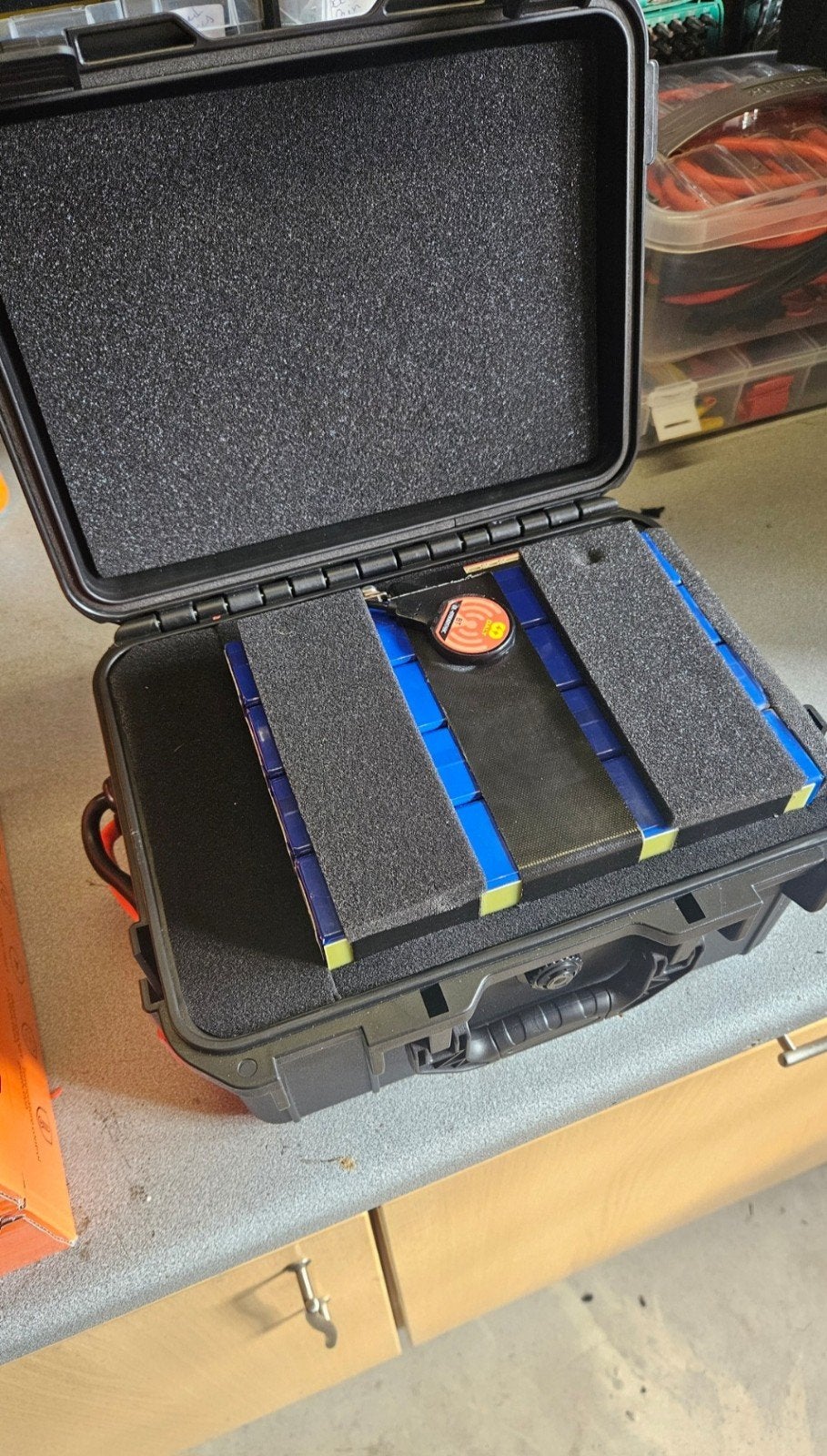 lifepo4 accu case 105 ah, Ophalen of Verzenden, Nieuw, Overige typen