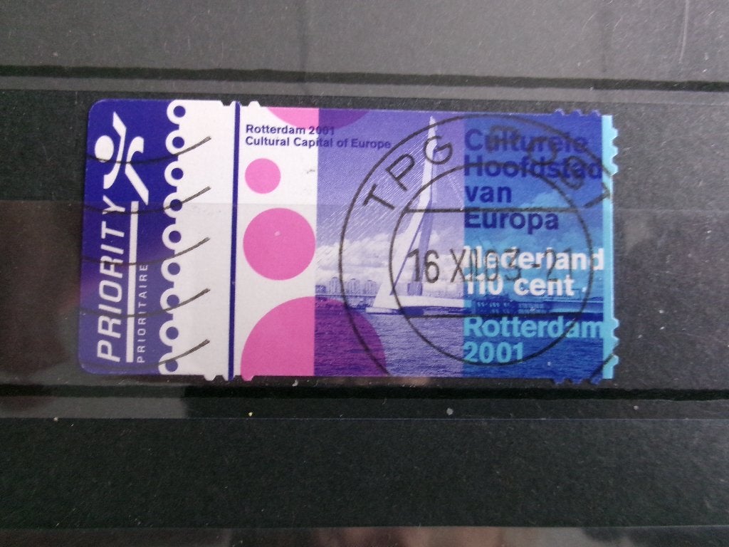 2001 - erasmusbrug (878e), Verzenden, Gestempeld