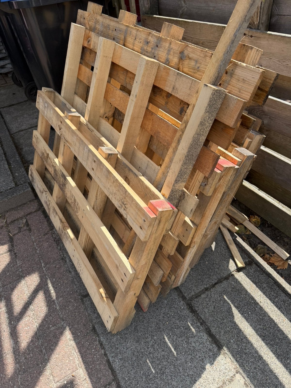Pallets gratis afhalen, Ophalen, Gebruikt, Pallet, Minder dan 200 cm