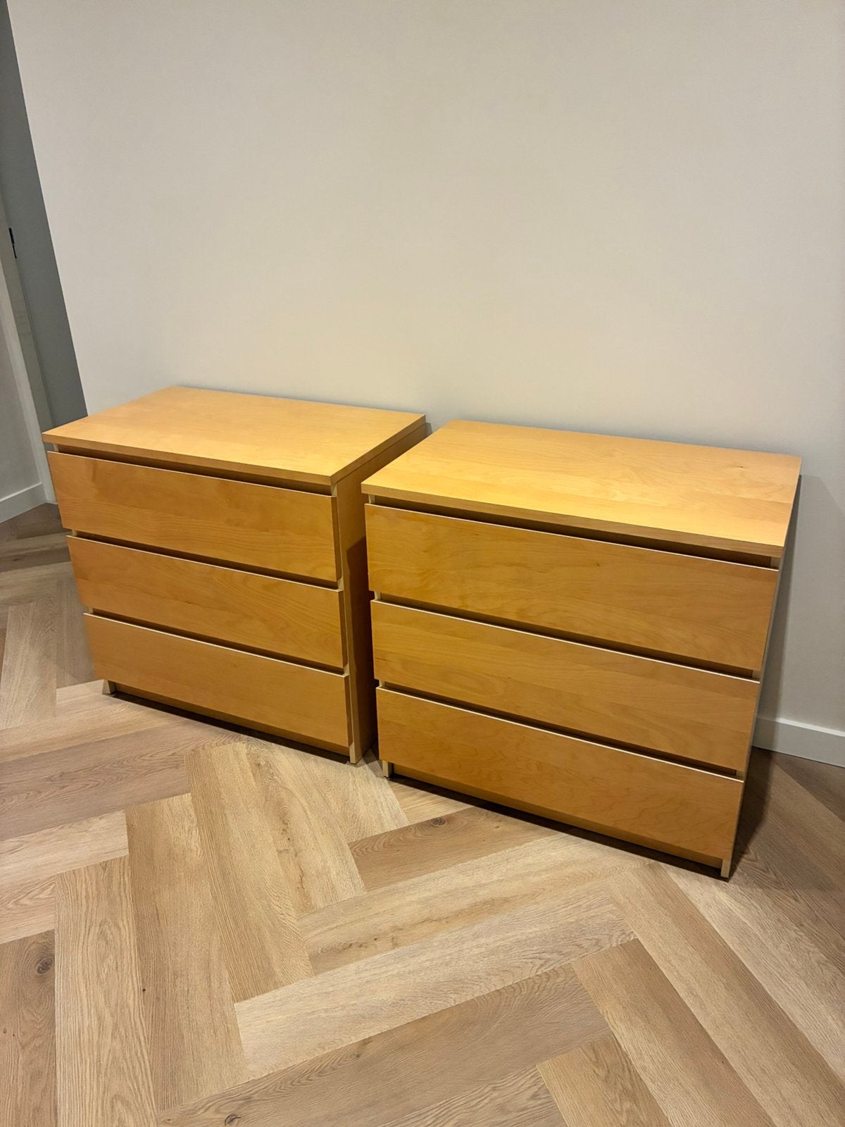 IKEA MALM en KALLAX, Ophalen, Gebruikt, 5 laden of meer, 100 tot 150 cm