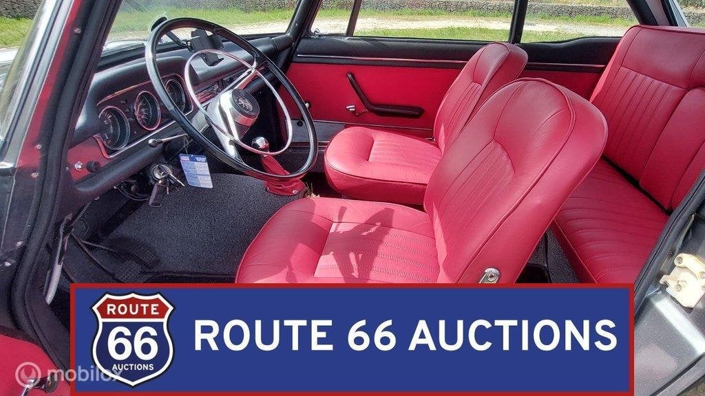 Peugeot 404 Coupe | 1967 | Route 66 Auctions, Auto's, Overige carrosserieën, Zwart, Bedrijf, Handgeschakeld
