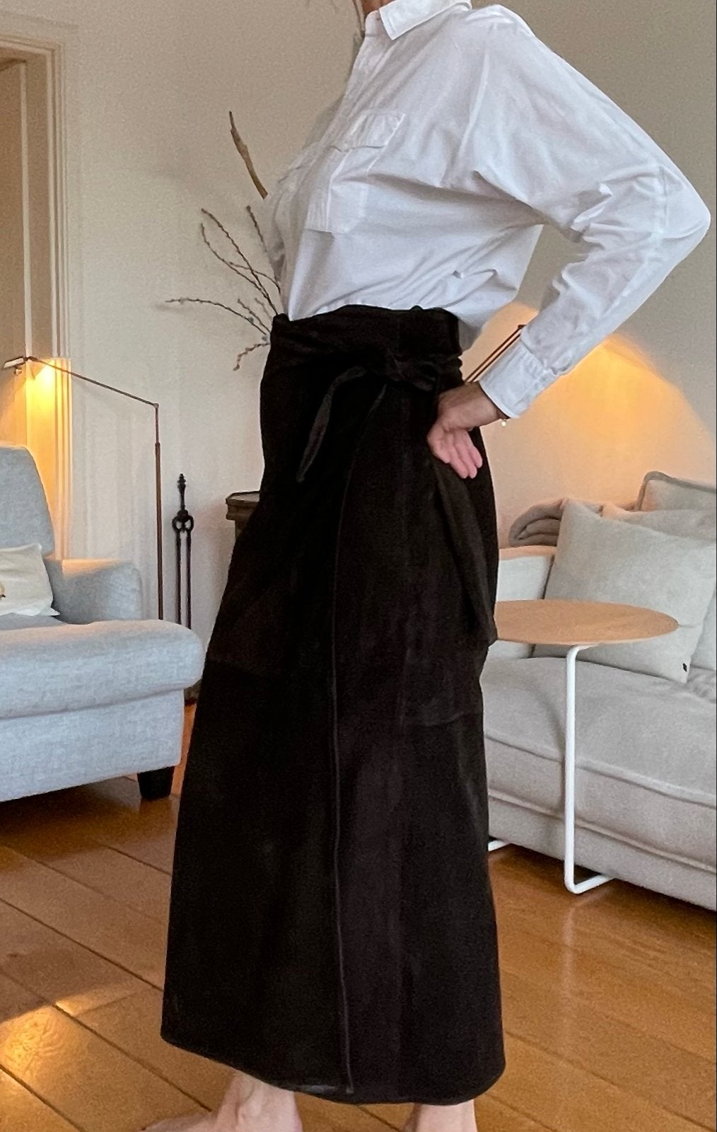 Wikkelrok bruin suède maat 42, Kleding | Dames, Bruin, Maat 42/44 (L), Ophalen of Verzenden, Zo goed als nieuw