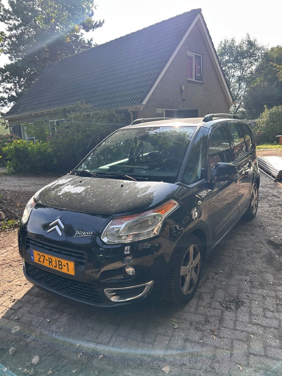 Citroën C3 Picasso 1.6 VTI 2011 Zwart, Voorwielaandrijving, 4 cilinders, Zwart, Handgeschakeld