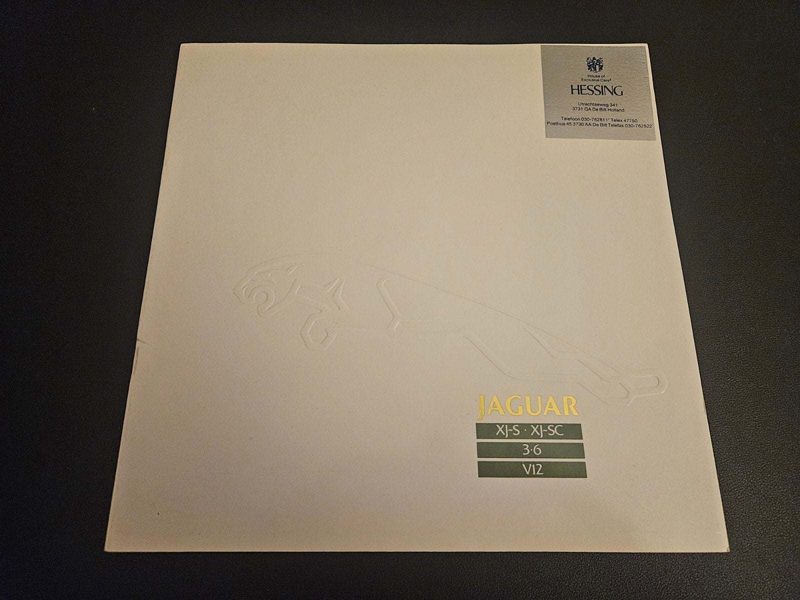 Brochure Jaguar XJ-S / XJ-SC, Ophalen of Verzenden, Zo goed als nieuw, Overige merken