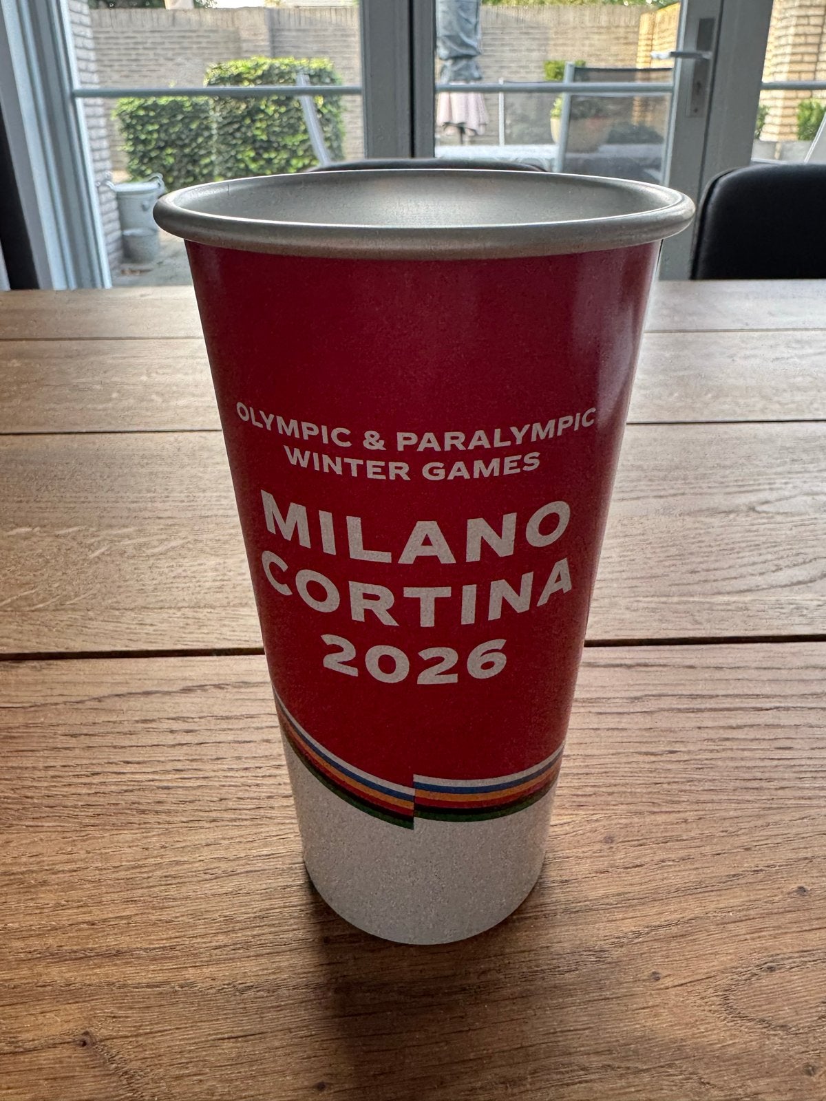 Coca-Cola Milano Cortina 2026 Olympische Spelen beker, Ophalen of Verzenden, Zo goed als nieuw, Gebruiksvoorwerp