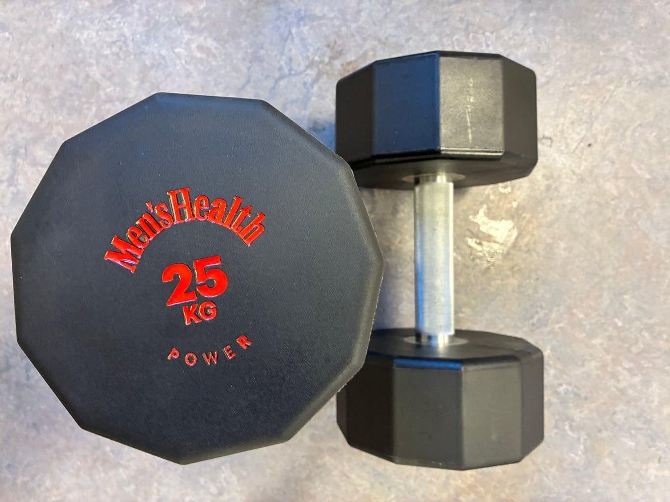 Men's Health Power Dumbbell 2x25 kg, Ophalen, Zo goed als nieuw, Benen, Dumbbell