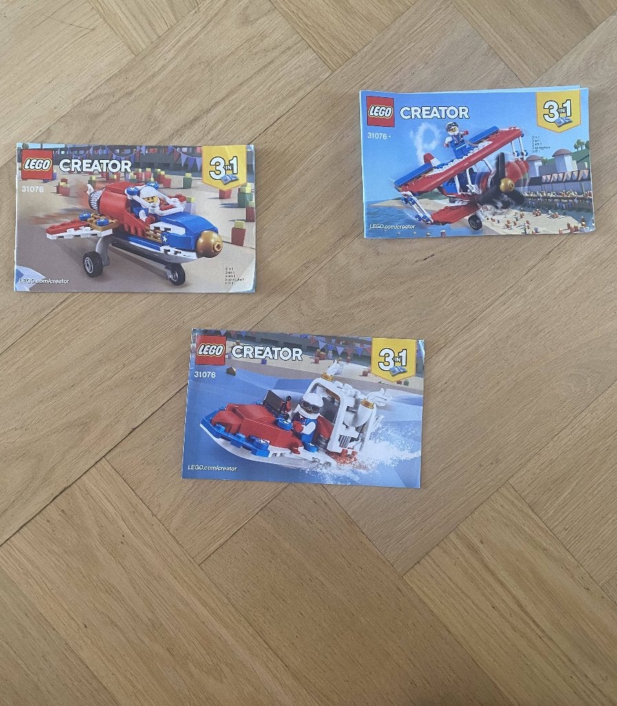 LEGO Creator 31076 Daredevil Stunt Plane 3-in-1 | compleet, Ophalen, City, Lego, Zo goed als nieuw
