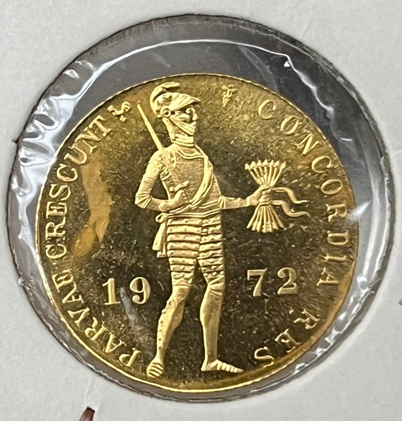 Gouden Dukaat 1972- Losse munt, Ophalen, Goud, Losse munt
