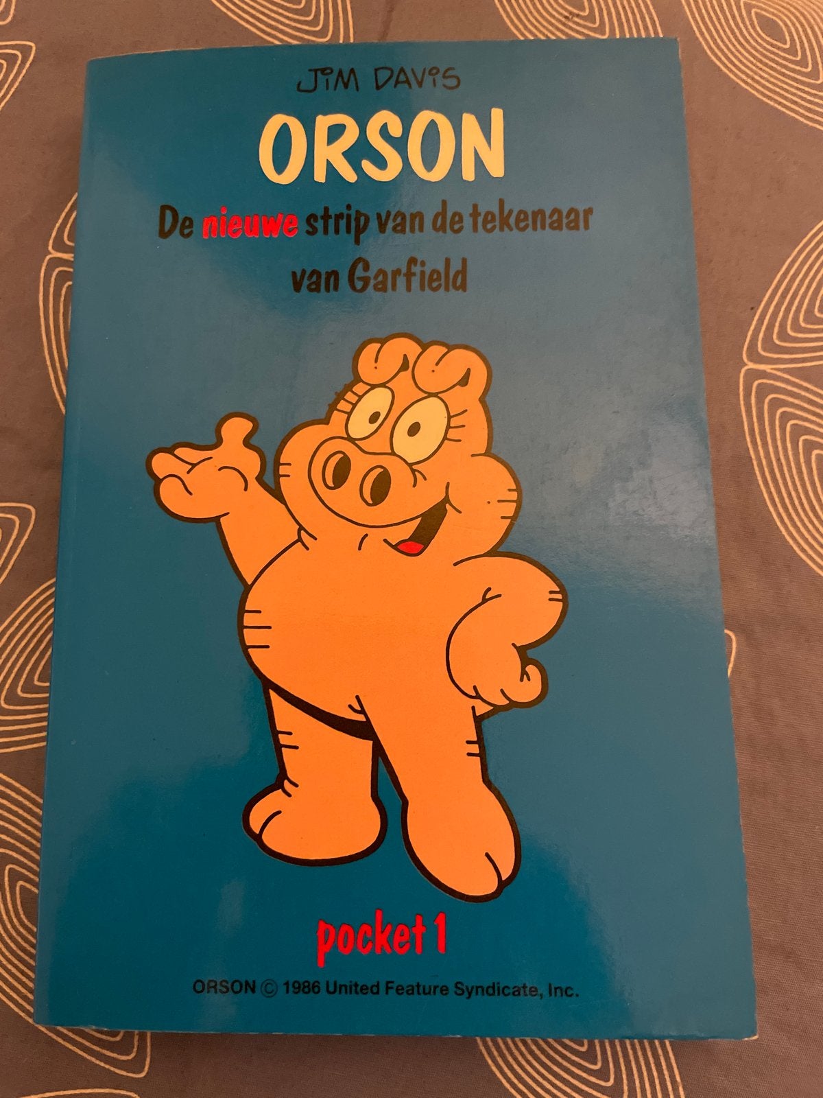 Orson Pocket 1 - Jim Davis (Garfield tekenaar), Eén stripboek, Ophalen of Verzenden, Gelezen
