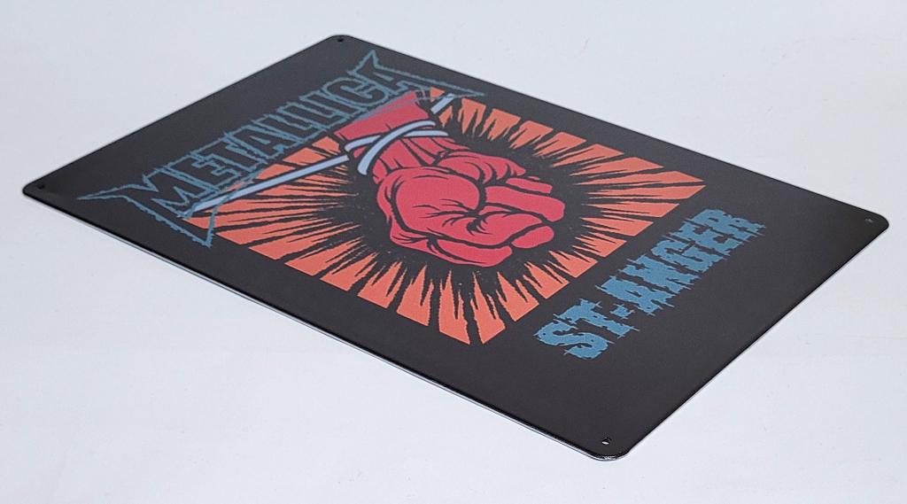 Metallica ST- Anger reclamebord van metaal wandbord deco, Info@deconoord.nl, Deco Noord, Nieuw, Ophalen of Verzenden