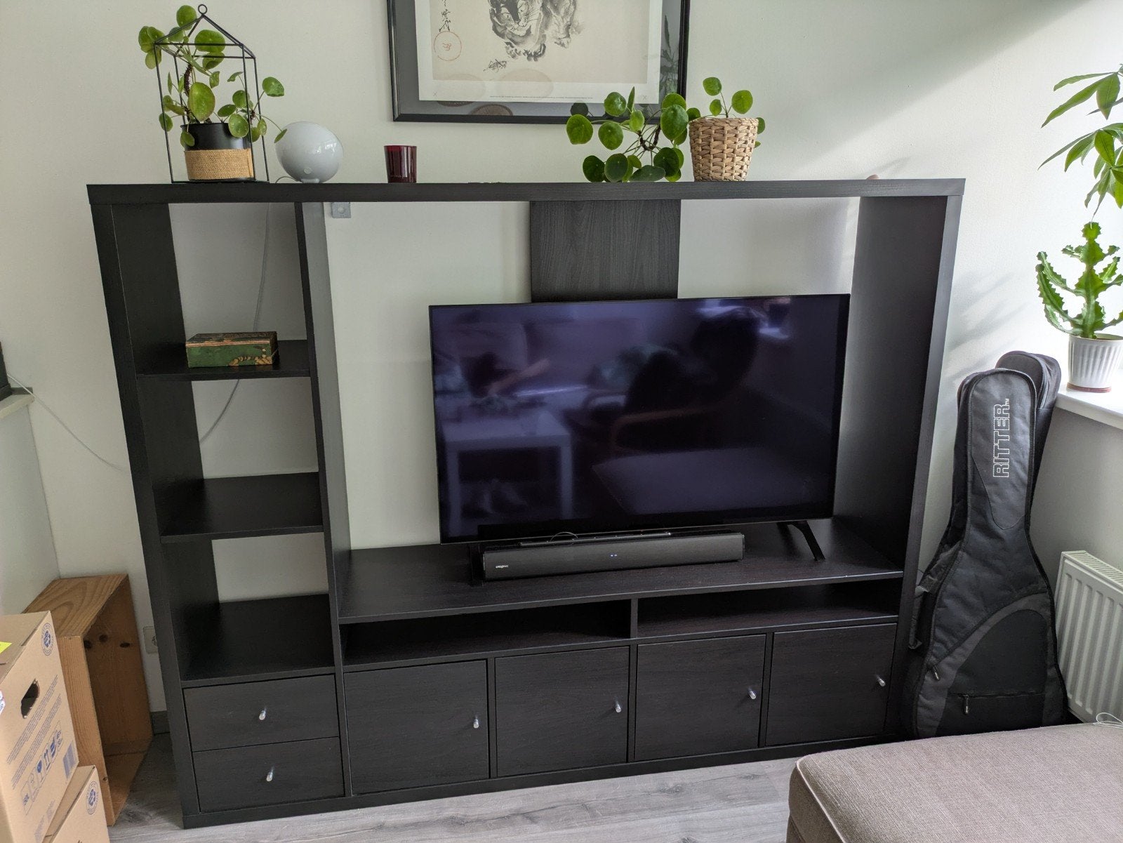 Ikea Lappland TV-meubel/kast met lades en kastjes, Ophalen, Zo goed als nieuw, 200 cm of meer, 150 tot 200 cm