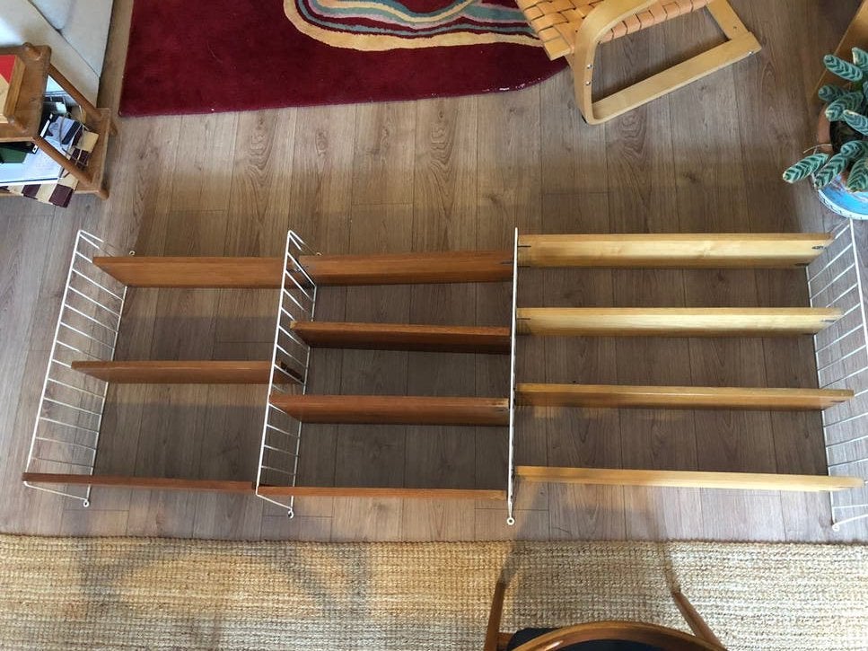 Nisse String groot wandrek, Huis en Inrichting, Kasten | Wandmeubels, Ophalen, Met plank(en), Gebruikt, 150 tot 200 cm