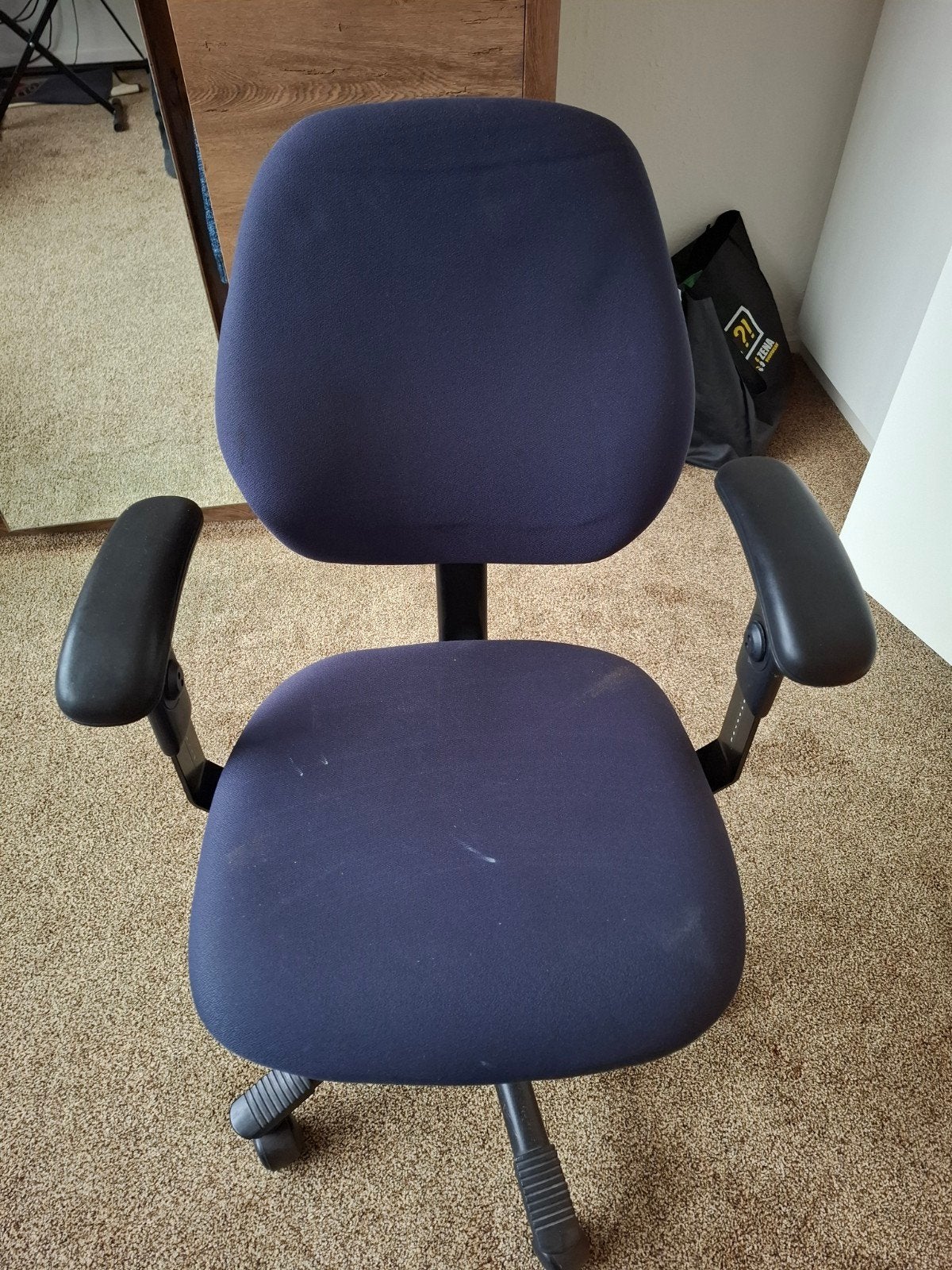 bureau stoel, Huis en Inrichting, Ophalen, Zwart