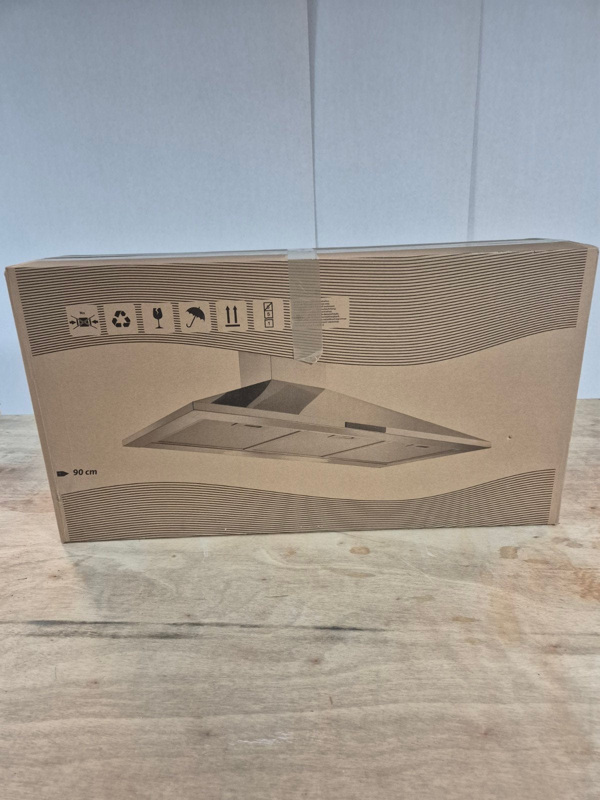 Elica Missy PB IX/A/90 Afzuigkap - 90 cm - RVS, Ophalen, Wandschouwkap, Nieuw, 400 tot 600 m³ per uur