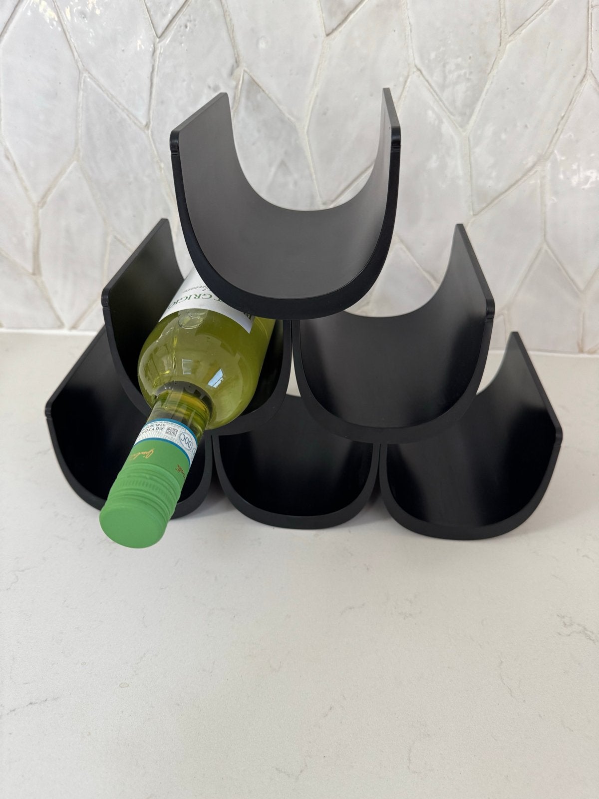 Alessi wijnrek - Modulair en stijlvol design, Kunststof, 5 tot 15 flessen, Ophalen of Verzenden, Zo goed als nieuw