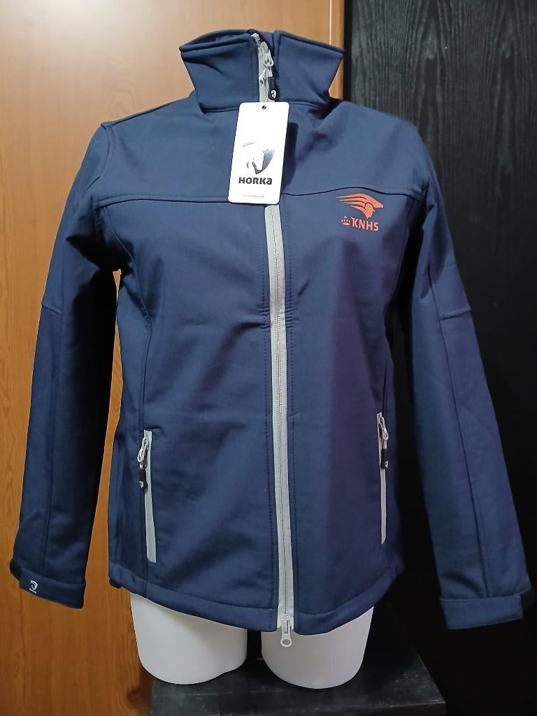 Blauwe Horka KNHS softshelljassen maat M en L, Dressuur, Dames, Nieuw, Ophalen of Verzenden