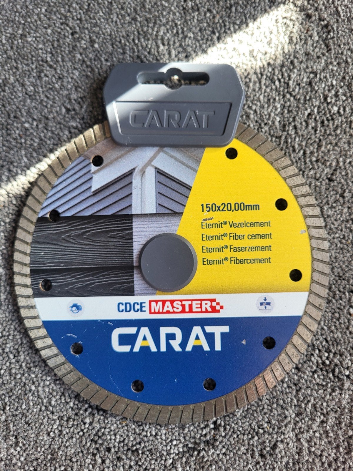 Carat CDCE Master Diamantzaag Eternit Vezelcement 150x20mm, Ophalen of Verzenden, Nieuw