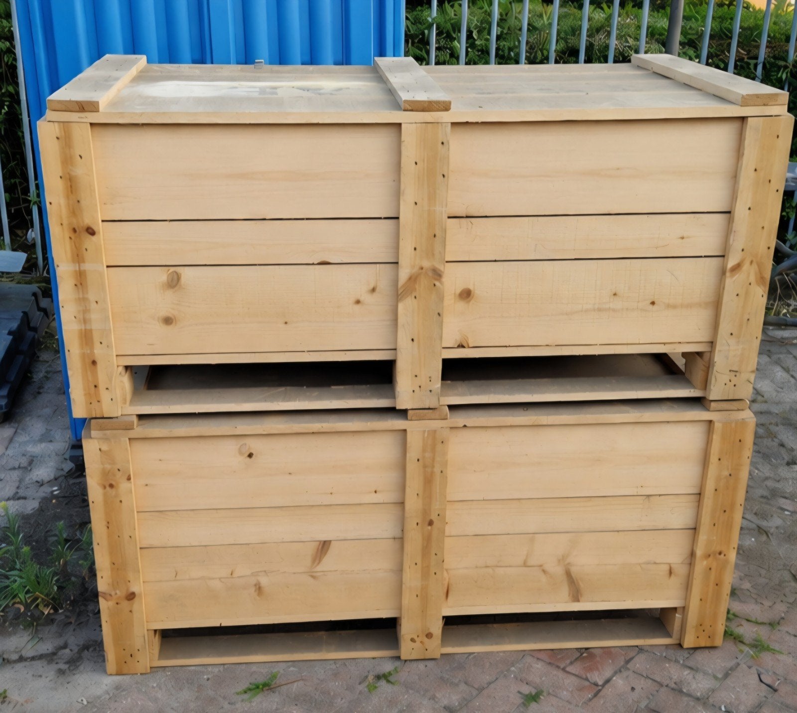 Houten opbergkratten - Ideaal voor opslag en decoratie, Gebruikt, 40 tot 60 cm, Krat, 35 tot 50 cm