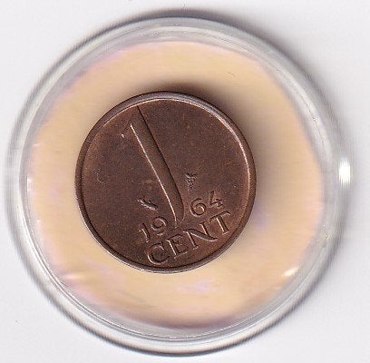 1 Cent 1964  Prachtig, Verzenden, Koningin Juliana, 1 cent, Losse munt