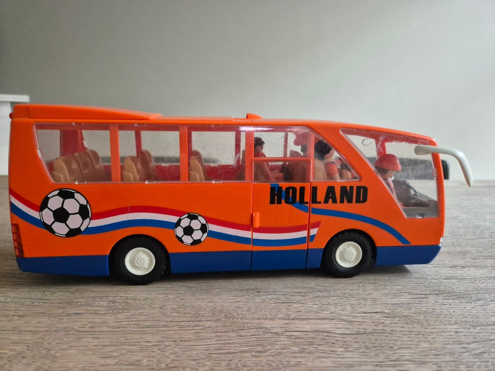 Playmobil supportersbus, Ophalen, Gebruikt
