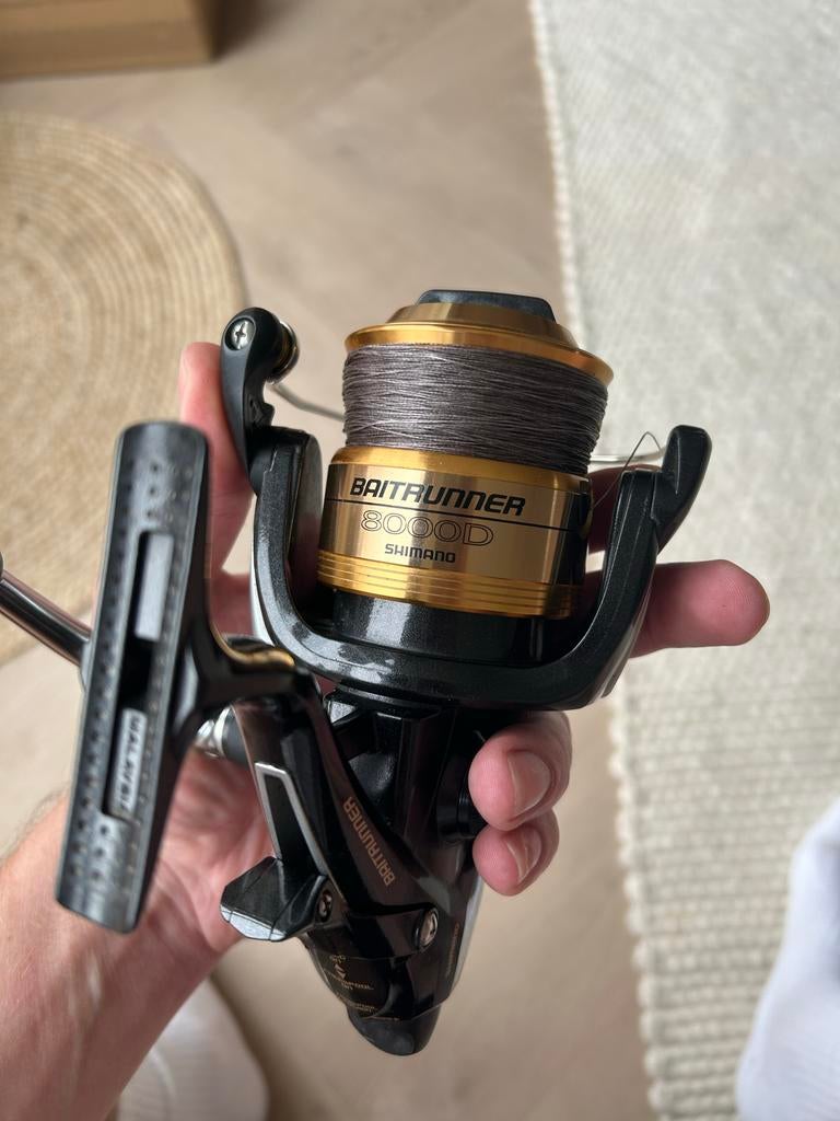 Shimano Baitrunner 8000D, Ophalen of Verzenden, Gebruikt, Molen