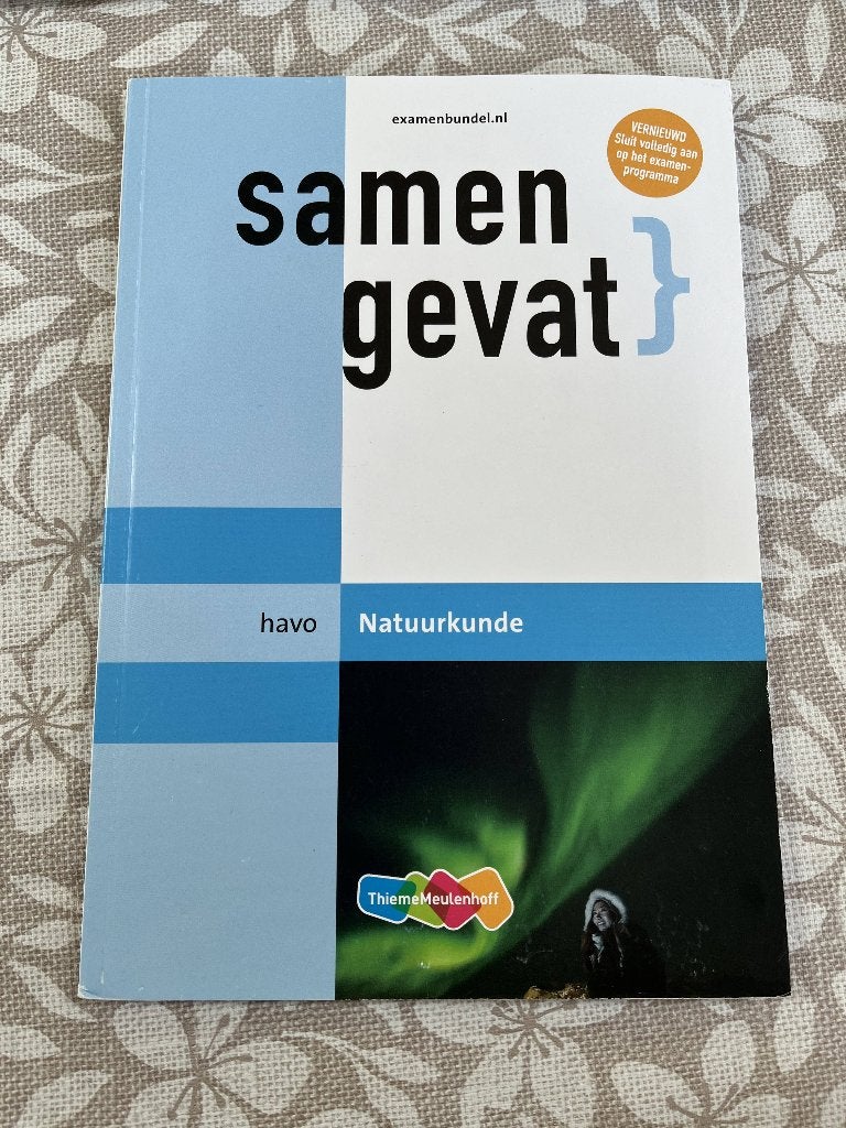 Samengevat havo Natuurkunde, Boeken, Natuurkunde, Ophalen of Verzenden, HAVO, Nieuw