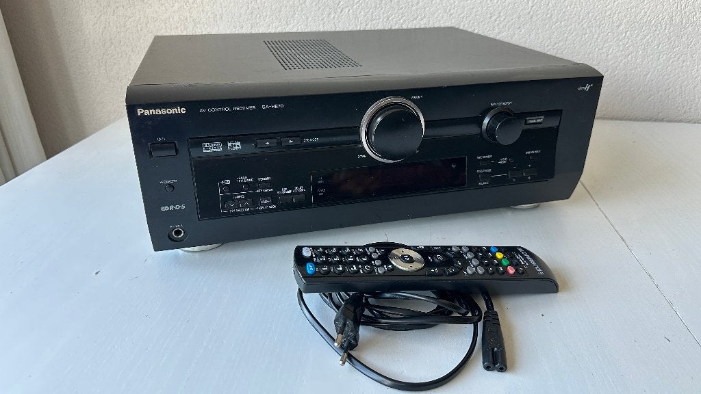 Panasonic 5.1 Versterker / Receiver SA-HE70 (5 x 100 Watt), Overige merken, Gebruikt, Ophalen of Verzenden, 60 tot 120 watt