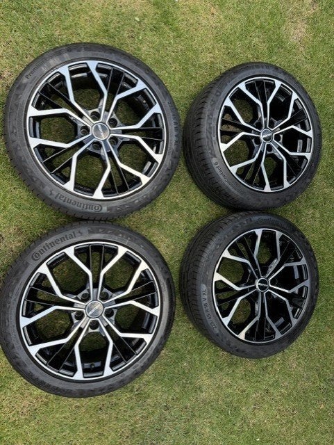 GMP zomerset 18" 5x112 zeer goede banden VW/Skoda/Audi/Seat, Ophalen, 18 inch, Gebruikt, Velg(en)