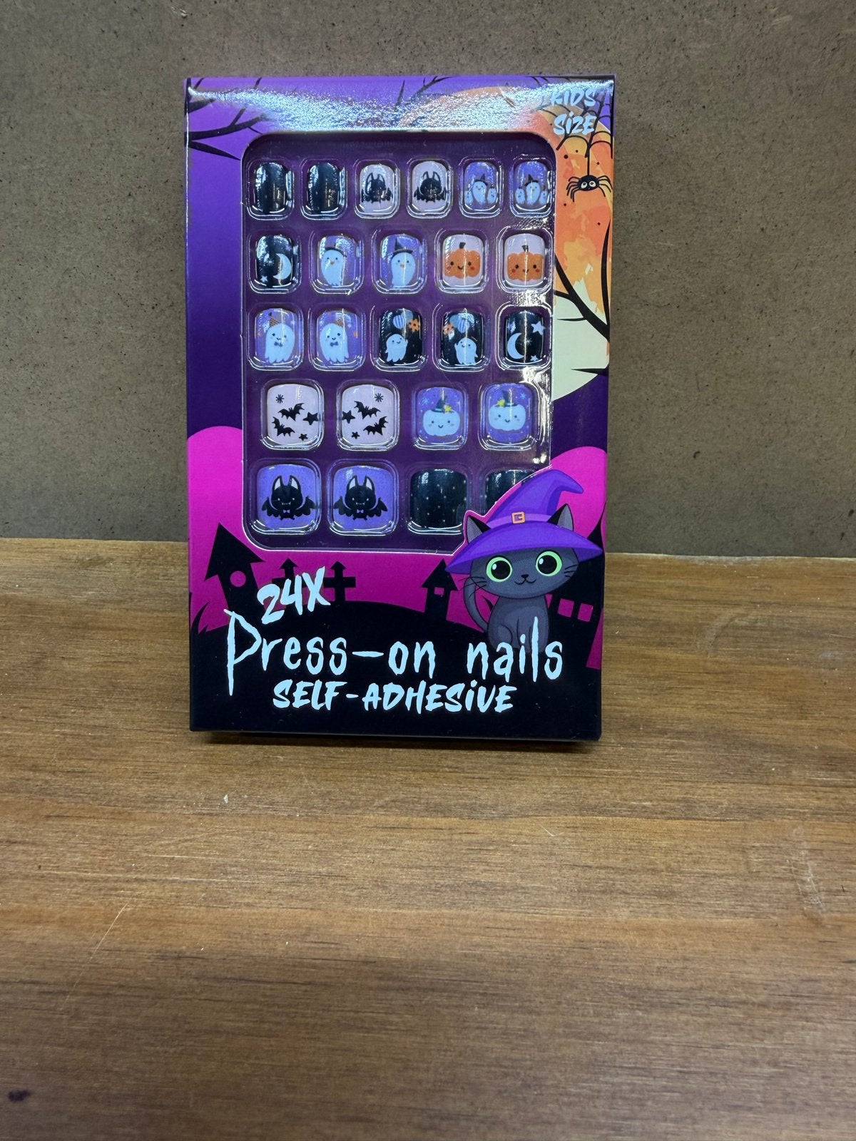 Halloween Kids Nep Nagels - Zelfklevende Press-On Nagels, Hobby en Vrije tijd, Ophalen of Verzenden, Nieuw, Versiering, Halloween of Griezel