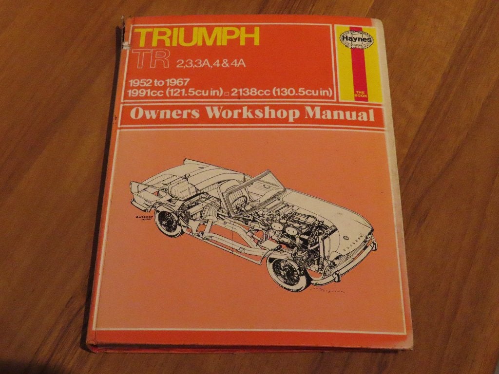 Haynes workshop manual Triumph TR2, TR3, 3A, TR4, 4A 1952-67, Ophalen of Verzenden