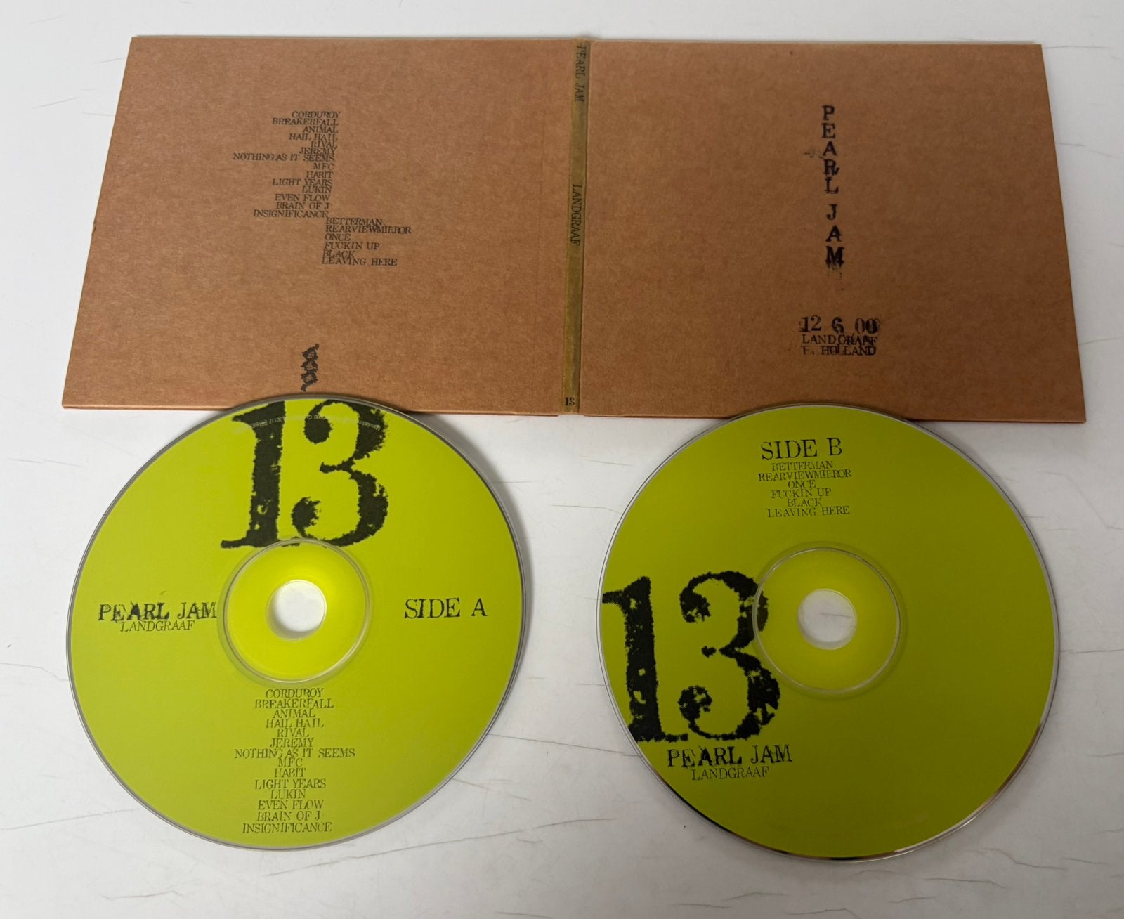 Pearl Jam - 12 6 00 Landgraaf, Holland (2cd), Ophalen of Verzenden, Zo goed als nieuw, Poprock