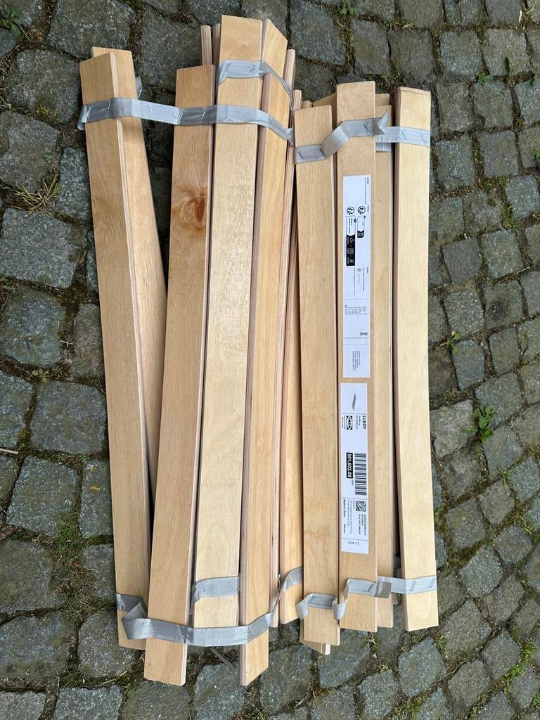 2x IKEA Luroy lattenbodem 70x200cm, Ophalen, Gebruikt, 70 cm of minder, Tweepersoons