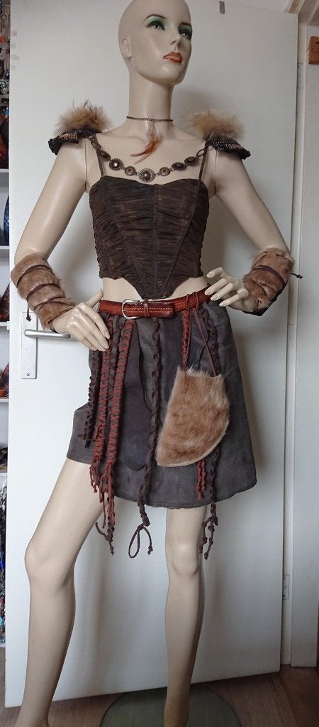 Unieke Viking/Fantasy outfit - Handgemaakt, Nieuw, Ophalen of Verzenden, Overige thema's, Kleding